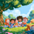 children book cover and children book illustrations