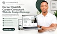 build squarespace career coach website design career consultant website redesign