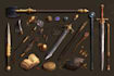 create custom scifi concept weapon illustration