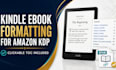 do kindle ebook formatting for amazon KDP with a clickable toc