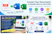 convert PDF to word or excel with accurate formatting