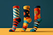 make a custom and pattern socks design