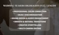edit a cinematic wedding teaser