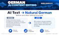 edit and improve your german ai generated content