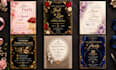 make luxurious invitation cards designs