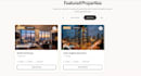 design and develop a modern real estate website