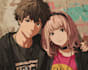 draw a anime couple character art anime