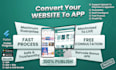 convert website to android app webview and securely transfer to your play