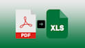convert pdf to excel accurately and professionally