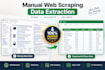 do custom web scraping and data extraction for ecommerce
