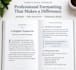 format, typeset, and proofread your book or document