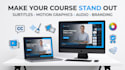 edit online course, training, elearning and educational videos