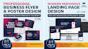 design professional youtube banner logo and thumbnail