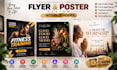 design creative eye catching flyer poster design fast within 12hrs