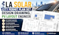 la solar city permit plan set design drawing, pv layout helioscope engineer