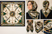create customised  hijab and scarf textile print designs