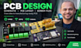 do pcb design, pcb layout, schematic design, stm32 pcb esp32 pcb, arduino pcb