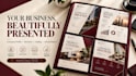 create company overview, annual report, catalog  brochure design