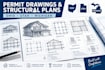 create permit drawing and structural plan for ohio, utah and michigan