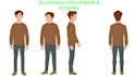 draw and rig a 2d character ready for animation