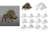 create dark fantasy creature and character concept art