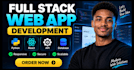 build a custom full stack web application with python api and database