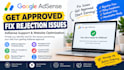 fix google adsense approval fix website issues and fix absense rejection