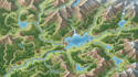 design hiking map, trail map, park map, outdoor adventure map, location map