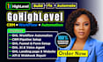 build and fix gohighlevel workflow, gohighlevel CRM automation, ghl sales funnel