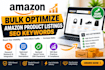 bulk optimize amazon product listings SEO keywords