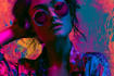 create psychedelic and trippy style illustration