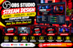 design professional obs stream scenes overlays alerts and complete setup