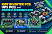 design igbt inverter pcb, ups pcb, and power electronics pcb