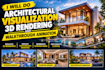 do architectural visualization 3d rendering and walkthrough animation