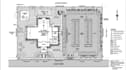 draw 2d church elevation plan, site plan, foundation drawing roofing and framing