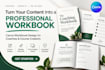 design a professional canva workbook for coaches and course creators
