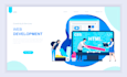 develop and optimize angular single page web applications