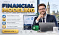 build financial model, forecast, valuation, cash flow, scenario analysis inexcel