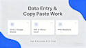 do accurate data entry and copy paste work