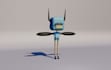 create 3d low poly characters and props