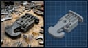 recreate broken hinges latches and clips as accurate replacement models