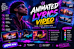 create an animated lyric video with kinetic typography
