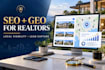 build a real estate website with SEO and GEO