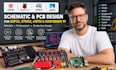 design esp32, stm32, nrf52, raspberry pi schematic layout and pcb design
