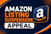write a professional appeal for your amazon listing suspension