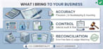 do bookkeeping, accounting and financial data entry