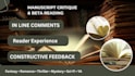 beta read and provide a detailed manuscript critique