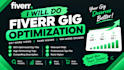 optimize your fiverr gigs professionally