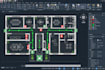 design fire emergency evacuation plan, map and safety diagram