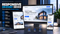 and develop a modern professional landing page